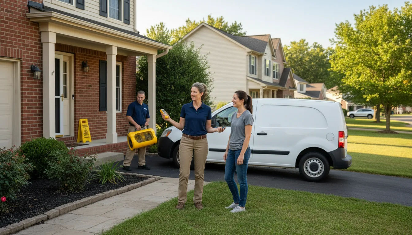 Water restoration image for Water Damage & Restoration Services in Wadsworth, OH